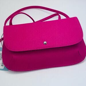 Hobo The Original Brigida Pink Saffiano Flap Crossbody, Hobo Bag NWT